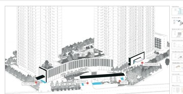 3 BHK Apartment – Exterior View View at Krisumi Waterfall Residences, Sector 36a - for Sale