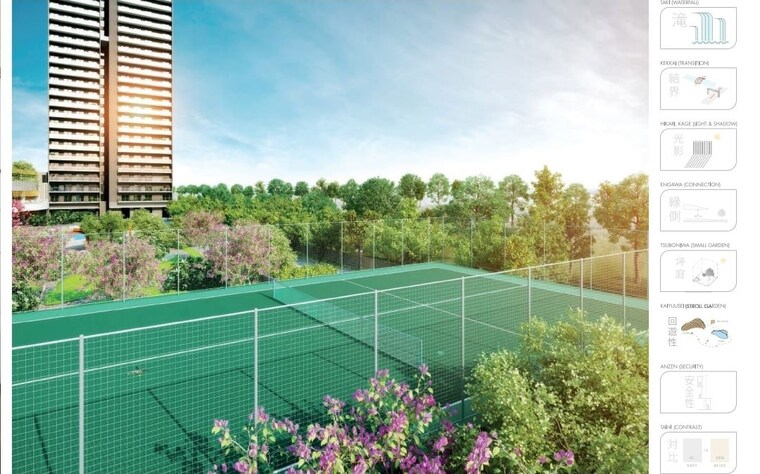Garden, krisumi-waterfall-residences 3 Bedroom 1900 Sq.Ft. Apartment In Sector 36a Gurgaon 9812007