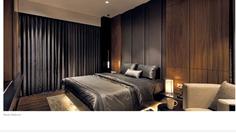 Bedroom, krisumi-waterfall-residences 3 Bedroom 1900 Sq.Ft. Apartment In Sector 36a Gurgaon 9812007