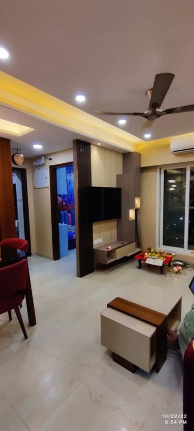 Living Room, dosti-west-county 2 Bedroom 551 Sq.Ft. Apartment In Balkum Pada Thane 9812035