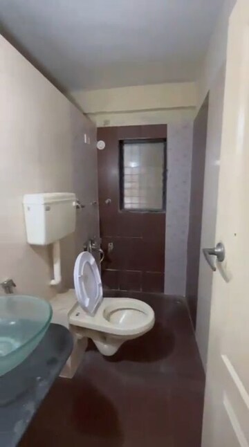 Bathroom in 2 BHK Builder Floor at Sai Darpan CHS, Mira Road – for Rent
