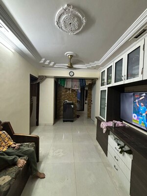 Living Room in 2 BHK Apartment at Seven Bunglow – for Rent