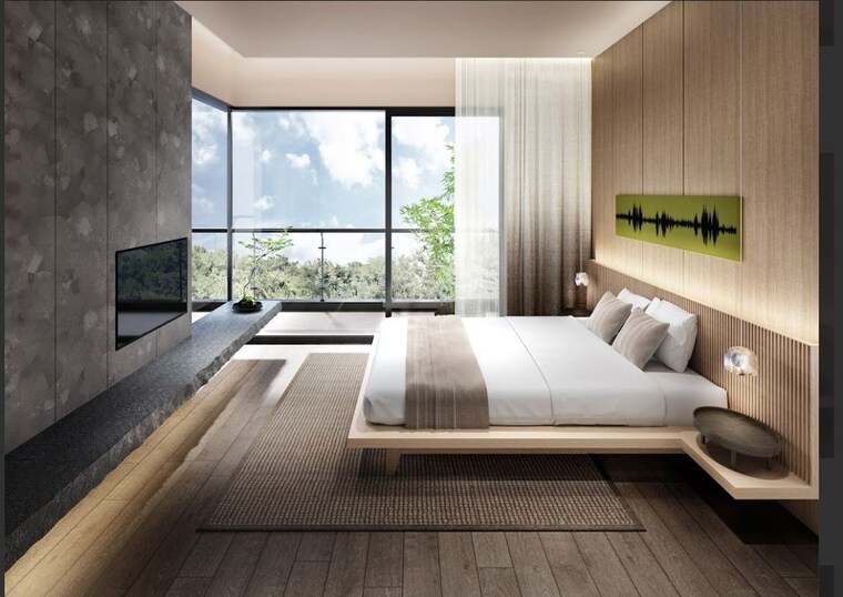 Bedroom, krisumi-waterside-residences 2 Bedroom 1925 Sq.Ft. Apartment In Sector 36a Gurgaon 9812109