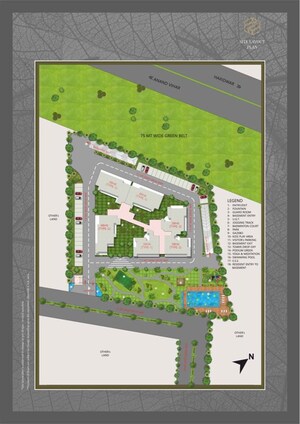 Master Plan in 3 BHK Apartment at Sarena Iris Prime, Ramprastha Greens – for Sale