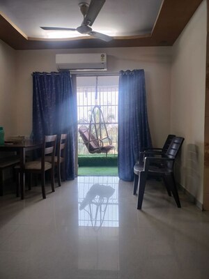 Living Room in 2 BHK Apartment at Cosmos Angel, Thane West – for Rent