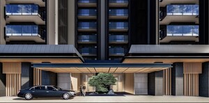 Living Room in 3 BHK Apartment at Krisumi Waterside Residences, Sector 36a – for Sale