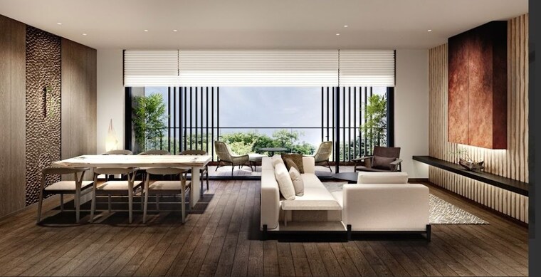 Living Room, krisumi-waterside-residences 3 Bedroom 2700 Sq.Ft. Apartment In Sector 36a Gurgaon 9812136