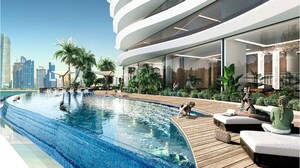 Swimming Pool in 4 BHK Apartment at M3M Elie Saab, Sector 111 – for Sale