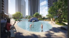 2 BHK + Study Room Apartment For Sale in Krisumi Waterside Residences