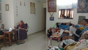 Living Room in 3 BHK Apartment at Megh Malhar Apartment, Warje – for Sale