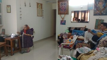 Living Room in 3 BHK Apartment at Megh Malhar Apartment, Warje – for Sale