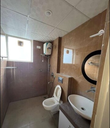 Bathroom in 3 BHK Apartment at Motiaz Royal Citi, Ambala Highway – for Rent