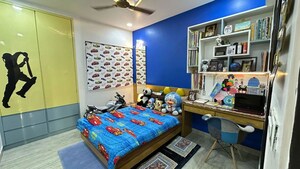 Bedroom in 4 BHK Apartment at One Hiranandani Park, Ghodbunder Road – for Rent