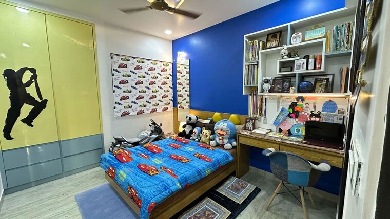 Bedroom, one-hiranandani-park 4 Bedroom 1740 Sq.Ft. Apartment In Ghodbunder Road Thane 9812312