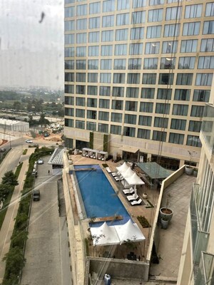 Balcony in 4 BHK Apartment at Bhartiya City Leela Residences, Thanisandra Main Road – for Sale