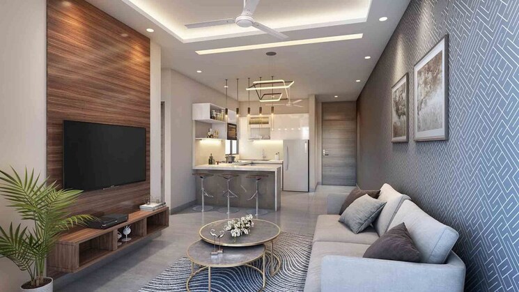 Living Room, adani-the-views 2 Bedroom 634 Sq.Ft. Apartment In Ghatkopar East Mumbai 9812336