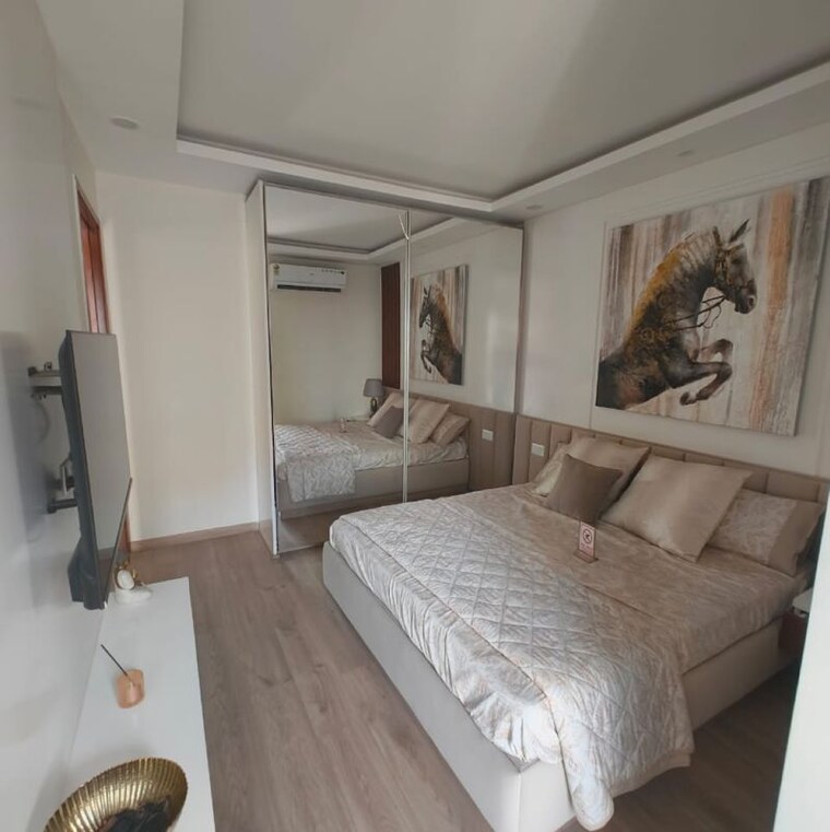 Bedroom, jms-premier-floors 2.5 Bedroom 1200 Sq.Ft. Builder Floor In Sector 95 Gurgaon 9812400