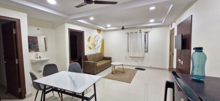 Living Room, kondapur 2 Bedroom 1400 Sq.Ft. Builder Floor In Kondapur Hyderabad 9812427
