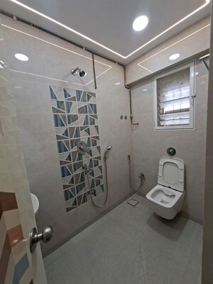 Bathroom in 3 BHK Apartment at Neel Tower, Borivali West – for Sale