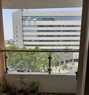 Balcony in 2 BHK Apartment at Sukhwani Pacific, Thergaon – for Rent