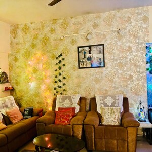 Living Room in 2 BHK Apartment at Kumar Periwinkle, Kharadi – for Rent