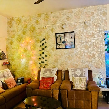 Living Room in 2 BHK Apartment at Kumar Periwinkle, Kharadi – for Rent