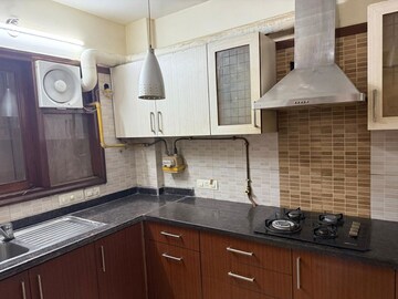 Kitchen in 3 BHK Builder Floor at Chittaranjan Park – for Rent