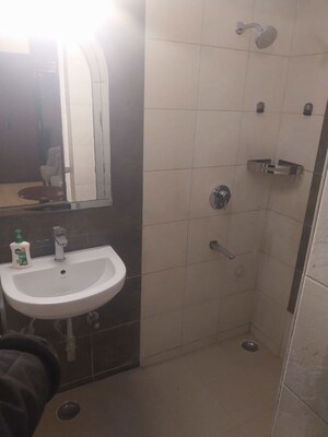 Bathroom in 3 BHK Builder Floor at Saket – for Rent