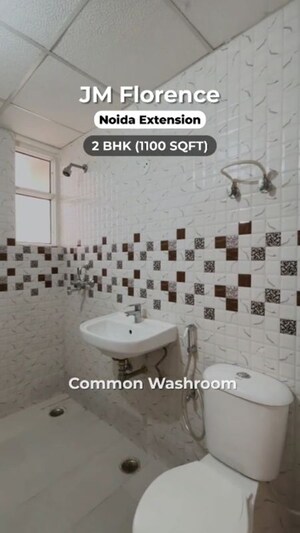Bathroom in 2 BHK Apartment at JM Florence, Tech Zone 4 Greater Noida – for Sale