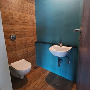 Bathroom in 1 BHK Apartment at Lodha Crown Quality Homes, Saket Complex – for Rent