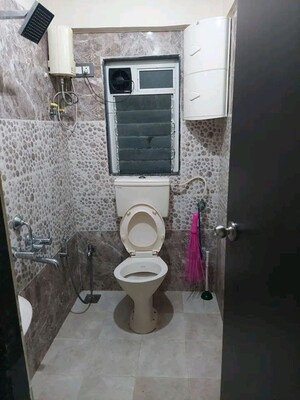 Bathroom in 1 BHK Apartment at Shraddha Autumn Park, Kanjurmarg East – for Rent