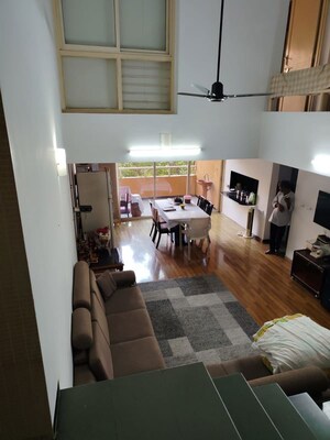 Living Room in 4 BHK Apartment at Ambawadi – for Rent