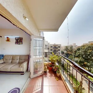 Balcony in 3 BHK Apartment at DSR Green Fields, Nagondanhalli – for Sale