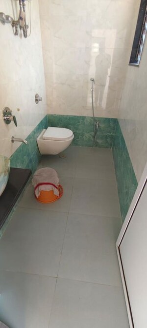 Bathroom in 3 BHK Apartment at Mahakali Kalika Heights, Panch Pakhadi – for Rent
