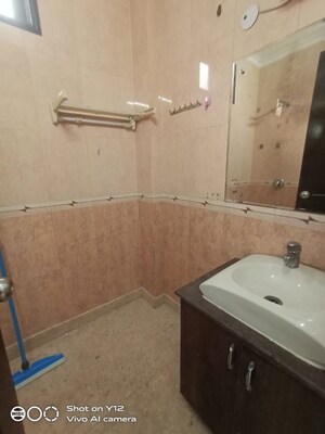 Bathroom in 3 BHK Builder Floor at Sarvapriya Vihar – for Rent