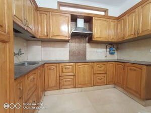 Kitchen in 3 BHK Builder Floor at Sarvapriya Vihar – for Rent