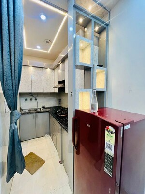 Kitchen in 2 BHK Builder Floor at Dwarka Mor – for Rent