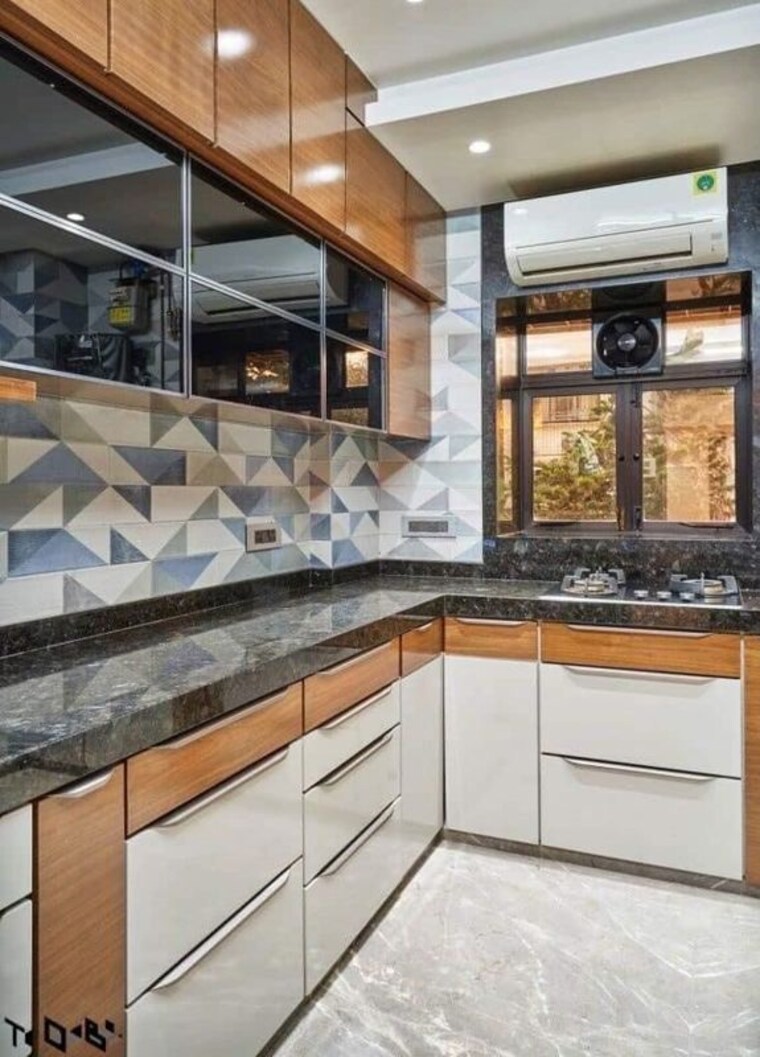 Kitchen, sheth-heights 3 Bedroom 1150 Sq.Ft. Apartment In Chembur Mumbai 9812793