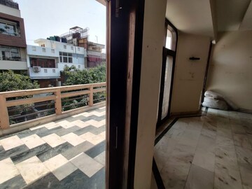 Balcony in 3 BHK Builder Floor at Defence Colony – for Rent