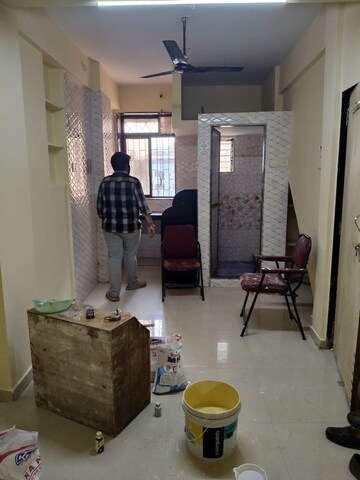 Bathroom in 1 RK Apartment at Sector 10 Nerul – for Rent