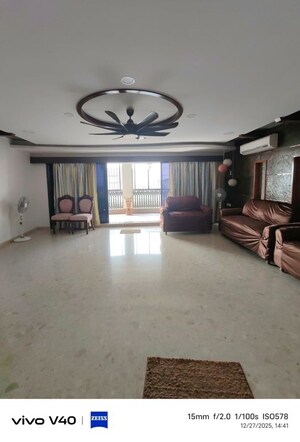 Living Room in 3 BHK Apartment at Akshar Shreeji Heights, Seawoods – for Rent
