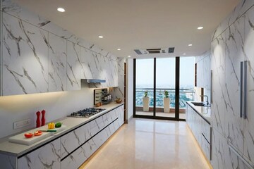 Building Lobby in 3 BHK Apartment at M3M Trump Tower, Sector 65 – for Rent