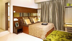 Bedroom in 3.5 BHK Apartment at Gera Trinity Towers, Kharadi – for Sale