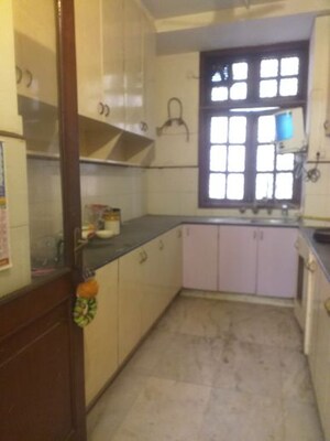 Kitchen in 3 BHK Builder Floor at East Patel Nagar – for Rent