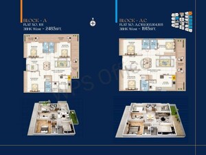 Master Plan in 3 BHK Apartment at Origin Amogha, Kollur – for Sale