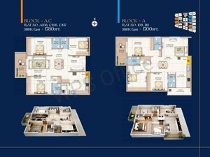 Master Plan in 3 BHK Apartment at Origin Amogha, Kollur – for Sale