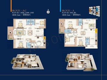 Master Plan in 3 BHK Apartment at Origin Amogha, Kollur – for Sale