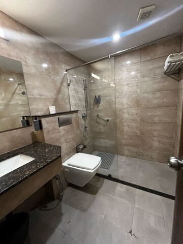 Bathroom in 1 BHK Builder Floor at Green Wood City, Sector 45 – for Rent