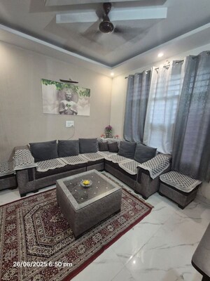 Living Room in 3 BHK Apartment at Maya Green Lotus Utsav, International Airport Road – for Rent