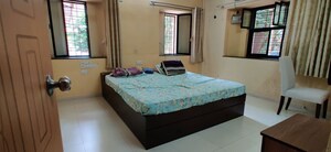 Bedroom in 3 BHK Apartment at Mokate Tower, Bhusari Colony – for Rent